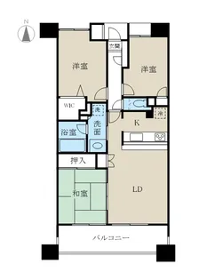 ライズ西堀【5階】の間取り