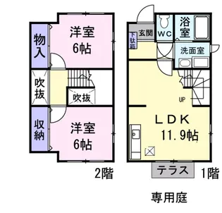 神奈川県綾瀬市落合南4【一戸建】の間取り