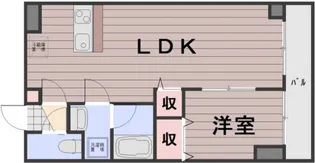 Le Marais【9階】の間取り