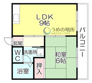シティコーポ青峰【3階】の間取り