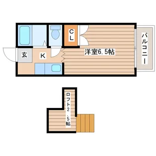 アリス桜木町第1【2階】の間取り