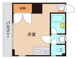グリーンコーポ中山【4階】の間取り