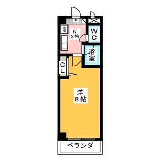 パールハイツ【5階】の間取り