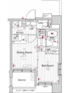 ガーラ・アヴェニュー調布【3階】の間取り
