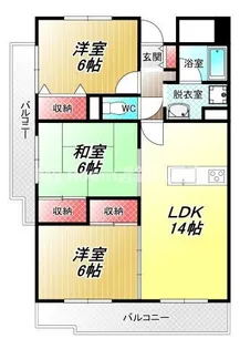 エオリアンハープ【7階】の間取り