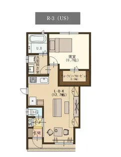 ユーソニアン妙高・美守A【1階】の間取り