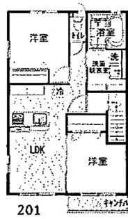 カーサアーバン【2階】の間取り