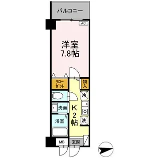 レジェンドアビタシオン【2階】の間取り