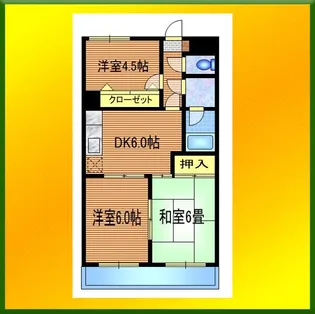 パールハイツ【2階】の間取り