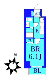 リクレイシア八丁畷【2階】の間取り