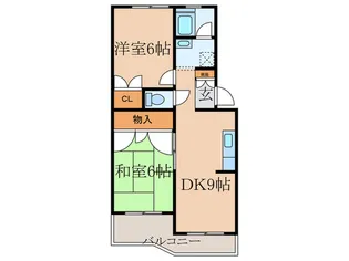 第五ホワイトパレス【3階】の間取り