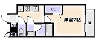 DOUBLE NINE RESIDENCE TENNOJIMINAMI【2階】の間取り