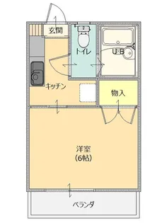 ハイツロワール【2階】の間取り
