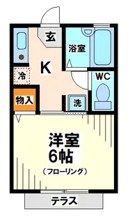 コーポトミーV【2階】の間取り