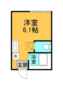 ヒルズ峰岡町B棟【1階】の間取り