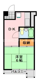 南町コーポビアネーズ【6階】の間取り