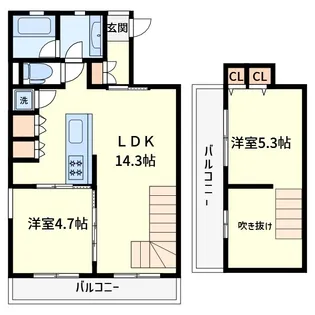 アトリオ【4階】の間取り