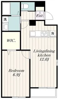 ピースコート登戸VI【2階】の間取り