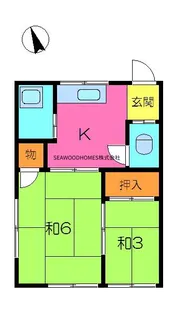 第三黒川荘【1階】の間取り