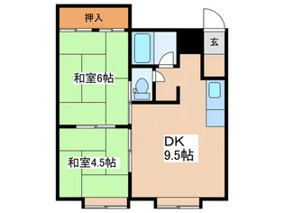 シャト-パ-ク【2階】の間取り