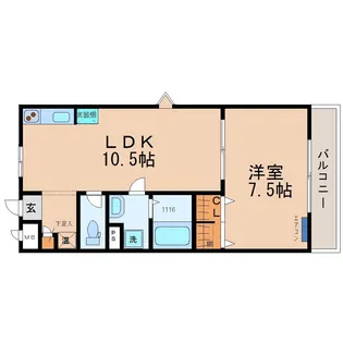 メゾン・ド・ドリーム【2階】の間取り