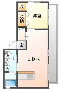 入江ビル【4階】の間取り