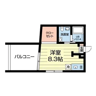 フーゴ四谷【4階】の間取り