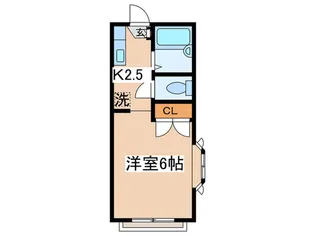 モンシャトー曽根【1階】の間取り