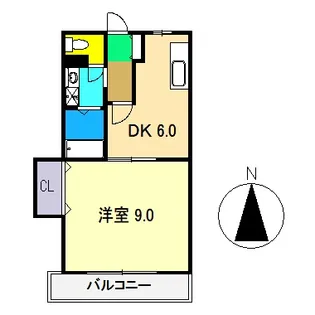 パールハイツ【3階】の間取り