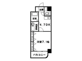 ハイレスト五日市【5階】の間取り