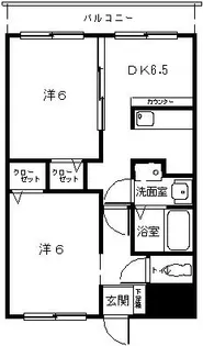 ダイアハイツ【3階】の間取り