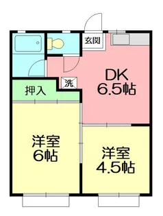 北鎌倉グリーンハイツ【1階】の間取り