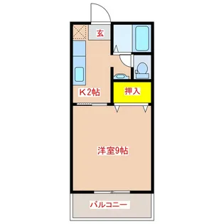 コーポ奈良 I【1階】の間取り