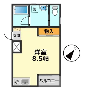 イプシロン【3階】の間取り
