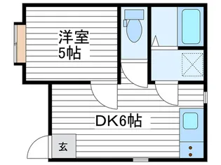 ケンキ アパート【1階】の間取り