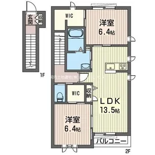 タクス A【2階】の間取り