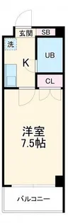 ビラージュ・ド・フルール【3階】の間取り