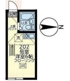 ユナイト白楽シルヴィバレンタイン【2階】の間取り
