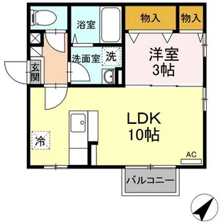 スターハイツ・あおい【1階】の間取り