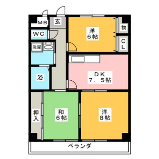 HOUSE松本【2階】の間取り
