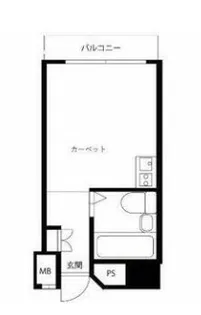 トップ・ルーム新宿公園第2【10階】の間取り