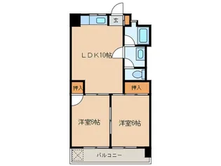 セイショウ・ヴィレッジ【5階】の間取り