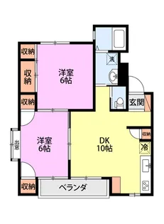 メゾン春【2階】の間取り