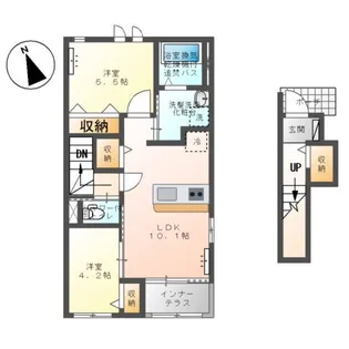 リッシュ【2階】の間取り