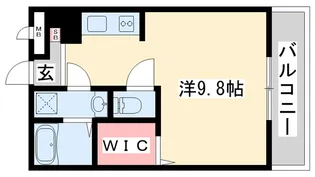 フルール恵比須【2階】の間取り