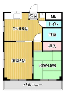 ハイム深澤【3階】の間取り