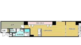 大分セントラルビル【7階】の間取り