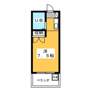 ハニイ枡形【4階】の間取り