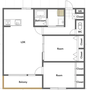 アルテマイスターDIANA EAST【2階】の間取り
