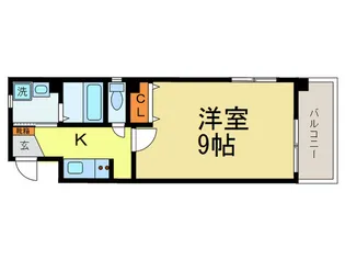 カームコート【3階】の間取り